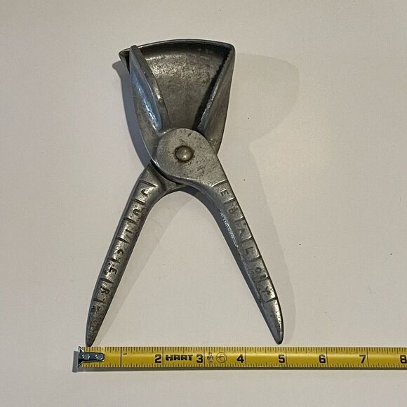 Vintage Mid-Century Modern EBALOY JUICER ‎ Aluminum Citris Squeezer Hand Press - Picture 7 of 8